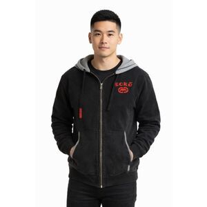 Ecko Red Sweatshirt Hoodie Hooded Black Full Zip Up Youth KIDS BOYS GIRSL Large